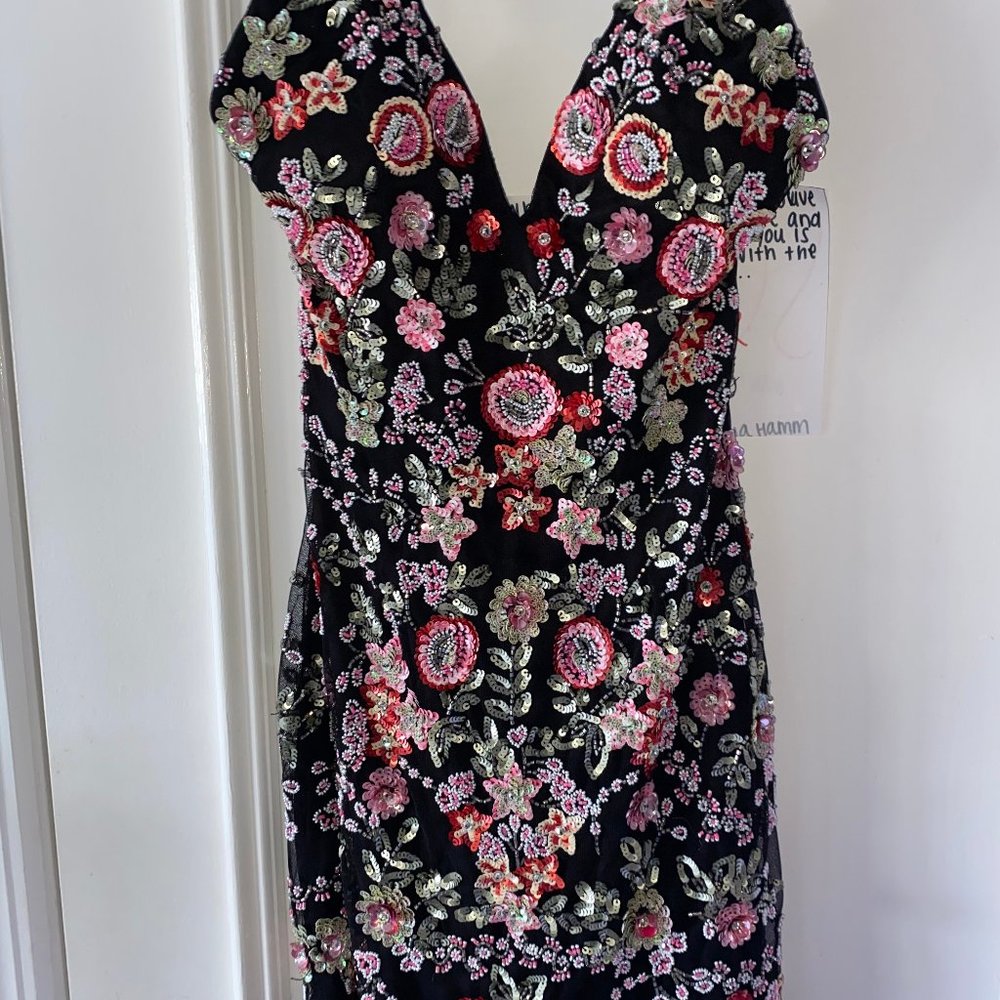 Primavera 1938 Black Short Dress